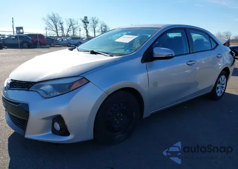 2016 Toyota Corolla S из США, поврежденный, VIN 2T1BURHE0GC603127